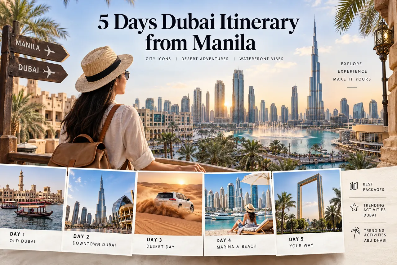 5 Days Dubai Itinerary from Manila