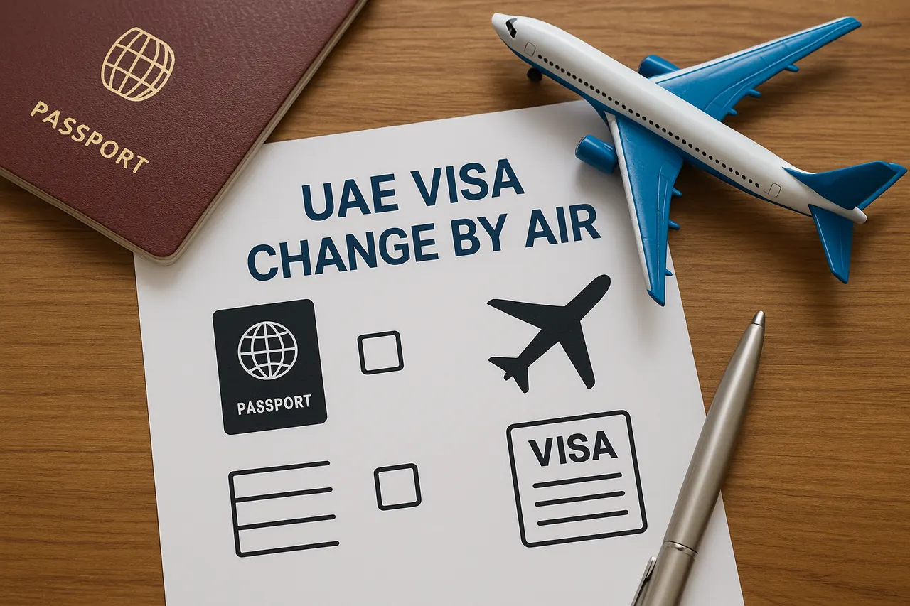 UAE Visa Change By Air Checklist Requirements and Tips 2026
